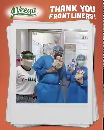 40K views · 388 reactions | Over 600 Frontliners from various hospitals around the country received healthy, meat-free nuggets courtesy of Veega! Try them yourself! Order Veega Nuggets for only P59 by searching Crunch Time on Food Panda under food delivery tab #711ph | 7-Eleven Philippines | Facebook