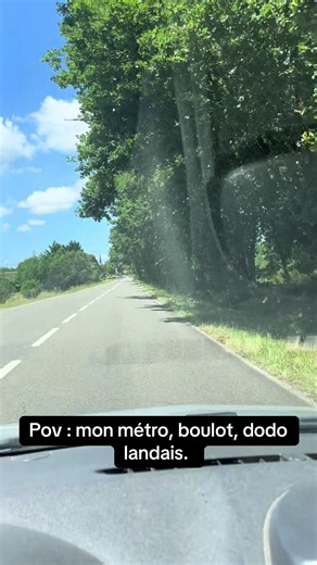 Et toi c’est quoi ton métro, boulot, dodo ?? Tellement reconnaissante de vivre dans les landes #metroboulotdodo #saisonnier #landes