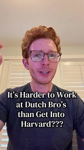 @Dutch Bros Coffee has a lower acceptance rate than Harvard…here’s what that says about the economy #economy #jobsearch #employment #dutchbros #foodindustry