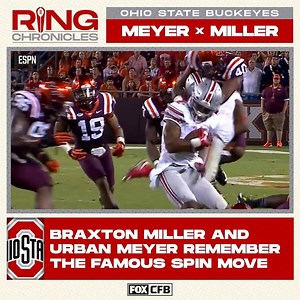 110K views · 983 reactions | "It was probably one of the best moments in my life." 5 years ago today, Ohio State’s Braxton Miller pulled out one of the most iconic spin moves of all time  | College Football on FOX | Facebook