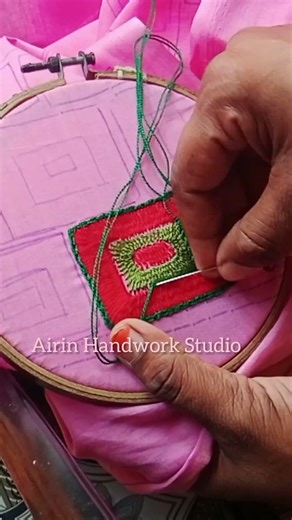 Simple Hand Embroidery Design | Easy Needlework Tutorial 🌸