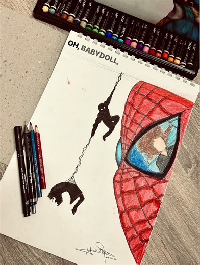 Spider-Man Sketch Drawing Tutorial: Simple Spider Man Art