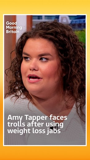 'I don't know why it bothers anyone' Amy Tapper speaks out about the abuse she's faced since losing eight stone with Mounjaro. | Good Morning Britain