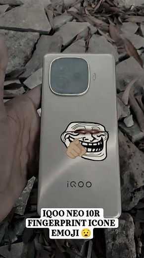 IQOO NEO 10R FINGERPRINT ICONE EMOJI 😧