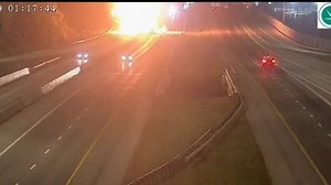 Watch: ODOT camera captures fiery I-70 crash involving tractor-trailer
