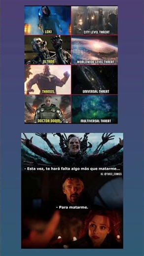 From City to Multiverse: Marvel Villains Power Scale Explained 🌌🔥 #memes #marvel #marvelcomics