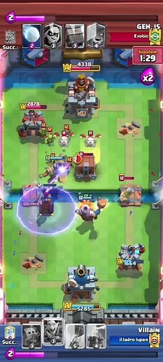 🇫🇮 GEH I5 vs Villain 🇮🇹 | Epic Clashes #clashroyale #clashofclans #2025 #clash #supercell