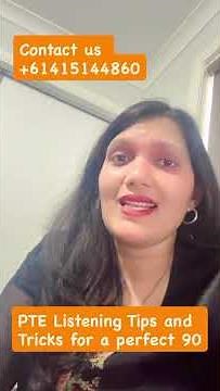 PTE Listening Tips & Tricks | How to Score a Perfect 90 in PTE Listening