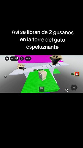 Cómo derrotar dos gusanos en la torre del gato espeluznante