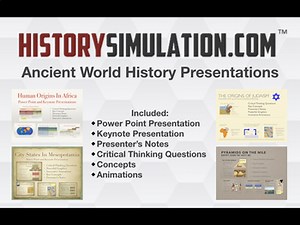 Ancient World History Presentations Bundle