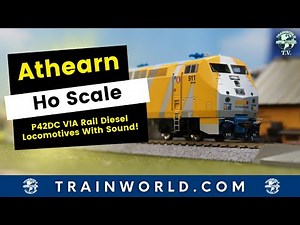 Athearn Ho Scale P42DC VIA Rail Locomotives