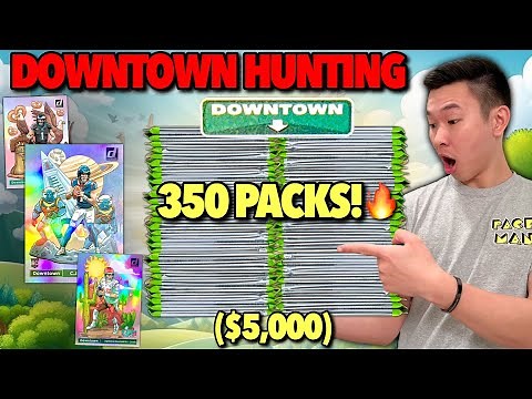 I opened 350 PACKS (😱) of the NEW DONRUSS FOOTBALL for an INSANE DOWNTOWN HUNT (BIG HITS GALORE)! 🥵🔥