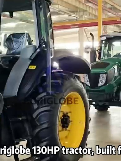 Meet our Agriglobe 130HP tractor, built for precision, power, and smart farming. Driven by a reliable YTO 6-cylinder engine and equipped with a dual-stage clutch and 24F 8R transmission, it delivers strong, smooth performance in demanding field conditions. With double-speed PTO, four hydraulic outputs, and robust tires, it’s ready for a wide range of implements and heavy-duty work. Inside the luxurious air-conditioned cab, the 360° reversing image and GPS straight-line auto-driving system bring 
