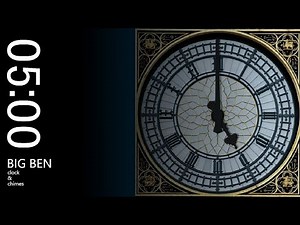 Big Ben (05:00) chimes and clock | Big Ben Digital