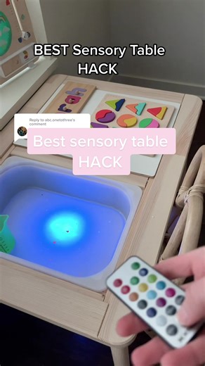 Best Sensory Table Hack with Light | Sensory Play Ideas