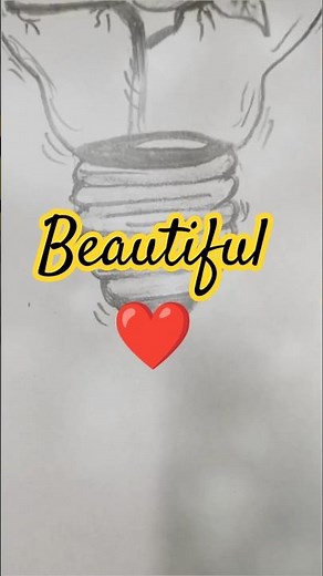 Broken Light Bulb Drawing #funwithart207 #youtubeshort #pencilsketch