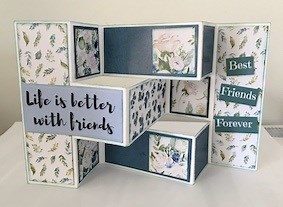 Create-a-card - Shutter fold card die set - Snazzi Scrappin'