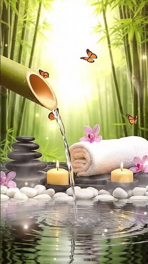 Soothing Spa Music - Flowing Water Sounds, Soft Piano, Meditation & Calm Mind