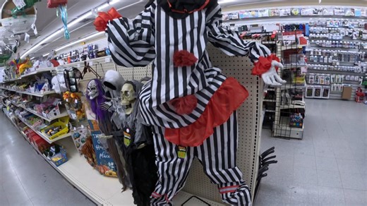 Good morning, everyone. I am posting to advertise our Halloween products in stock. We have some animated Halloween decors and scary masks available, as well as glow sticks. Please visit us at 440 Wallace street. Thank you very much and have a good day😊🙏 | Lucky Dollar Plus Store