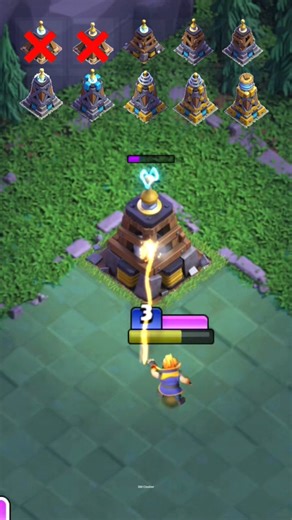 All Mega Tesla With Electro Wizard😱#shorts #coc #clashofclans