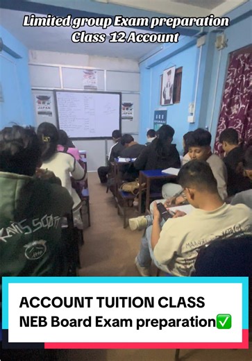 Join Our Class 12 Account Tuition for NEB Exam Prep
