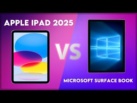 Apple iPad 2025 vs Microsoft Surface Book Comparison
