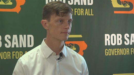 Iowa State Auditor Rob Sand announces 2026 gubernatorial bid