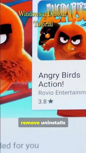 Windows 12 Debloat Tutorial #PCSpeed #TechShorts