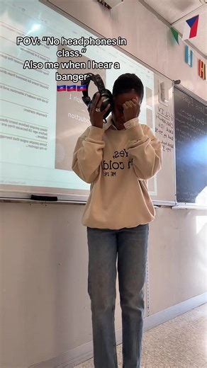 When Music Calls: The Struggle of No Headphones in Class