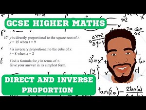 GCSE Higher Maths | Direct and Inverse Proportion | Live Exam Question Walkthrough