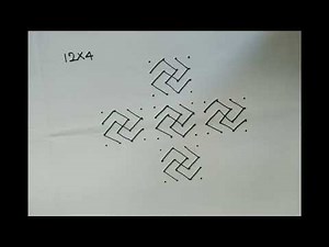 Easy rangoli making | rangoli for beginners
