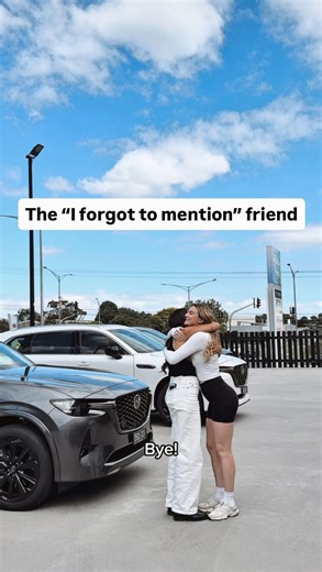 MOLLY LEE CLANCY 🧚🏽‍♀️✨🪐⚡️ on Instagram: "“Just 1 more thing..” 🙊😂 Alsoooo how gorgey are our new @mazdaaus whips 🚗😉 #thatfriend #relatablecontent #loaned"