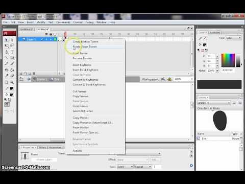 Creating Movie Clips in Flash