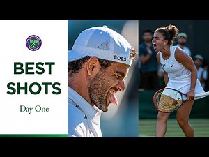 Matteo Berrettini, Jasmine Paolini & Fabio Fognini | Best Shots | Day One | Wimbledon 2025