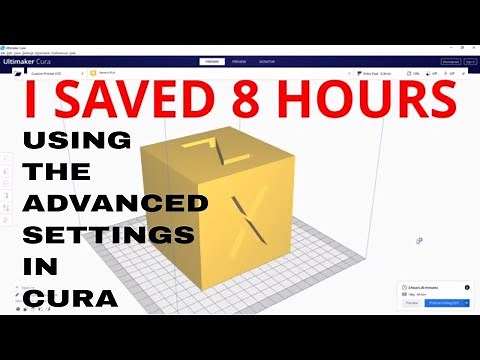 GUIDE TO ADVANCED 3D PRINTING WITH CURA | I SAVED 8 HOURS ON THIS PRINT