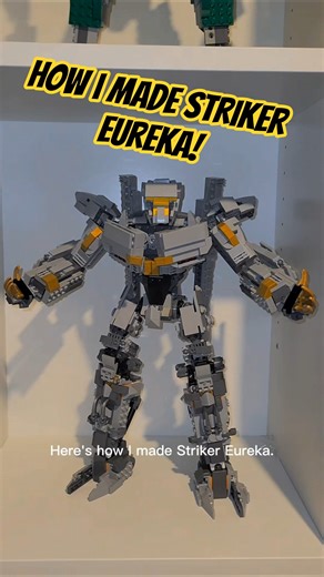 Here's How I Made Striker Eureka In Lego #lego #pacificrim #fyp #shorts #viral #poser #entertainment
