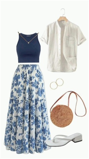 floral skirt outfit ideas 🌸✨ #shorts #fashion #floral #outfit #ootd