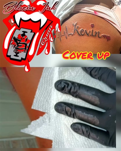 #newjerseytattooshop #blackownedbusiness #blazininktattoos #coveruptattoo #blacktattooartist
