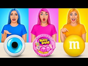 Eating Only One Colored For 24 Hours Challenge #2 by Multi DO Challenge