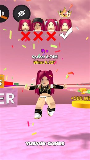 Kpop Demon Hunter Speed Challenge 😻 #roblox #shorts