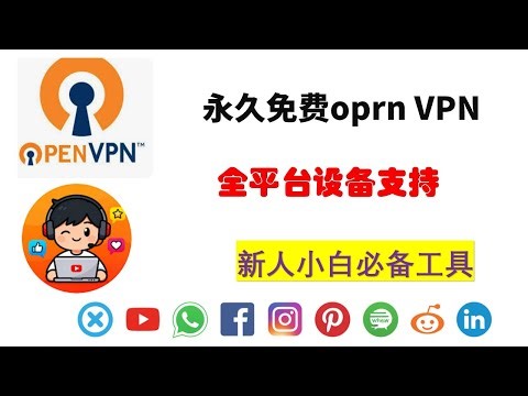 Free open vpn使用教程和方法，支持全平台windows/安卓/ios/linux，新人小白必备