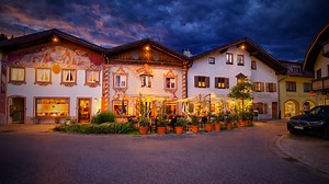 Mittenwald Germany Bavarian alpine evening stroll (4K)
