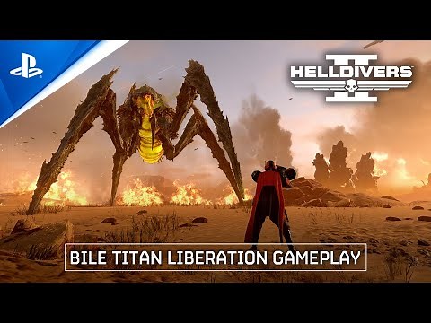 Helldivers 2 - Bile Titan Liberation Gameplay | PS5 & PC Games
