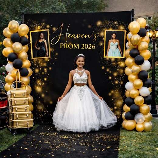 Prom Send off Backdrop Prom 2026 Step and Repeat Champagne Photo Banner Custom Printed Sign Personalized Custom Banner Prom Welcome Sign - Etsy UK