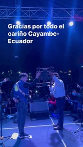 8.8K views · 437 reactions | Los llevo en mi corazón, un público maravilloso de lujo, gracias CAYAMBE-ECUADOR, gracias Alcalde Guillermo Churuchumbi Lechón, DIOS lo bendiga. #cultura #ecuador #cayambeecuador | Max Castro | Facebook