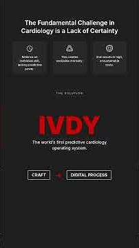 Future of Medicine Has Arrived: IVDY - The World’s First Premium Cardiovascular Operating System