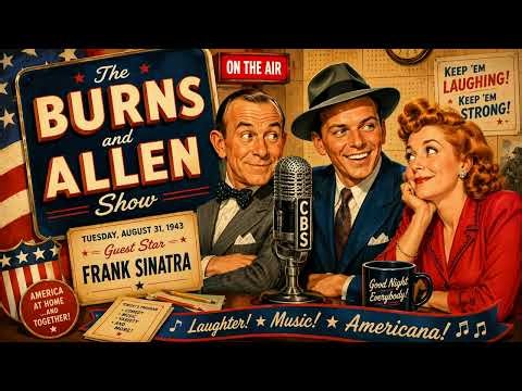 The Burns and Allen Show 08-31-1943 | Frank Sinatra Guest Appearance | Old Time Radio