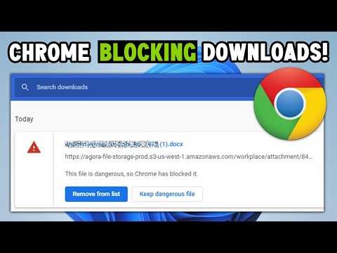 How to stop chrome from blocking downloads