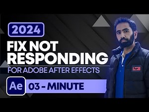 How to Fix Not Responding in Adobe After Effects 2024 | After Effects 2024 Tutorials