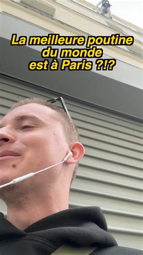 La meilleure poutine du monde est à Paris ?!? 🇫🇷 #fyp #quebec #montreal #paris #poutine #québec #montréal #review #frite #joke #comedie | Charles Brunet